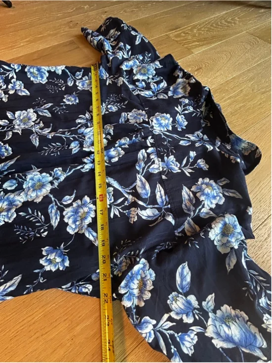 Women's Johnny Was Magnolia Hi Low Floral Midi Dress XL - Picture 6 of 9